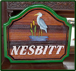 Nesbitt Cedar Signs